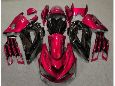 Gloss Red and Black 2012-2019 Kawasaki ZX14R Fairings Factory