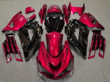 Gloss Red and Black 2012-2019 Kawasaki ZX14R Fairings Factory