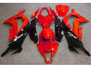 Gloss Red and Black 2016-2019 Kawasaki ZX10R Fairings Factory