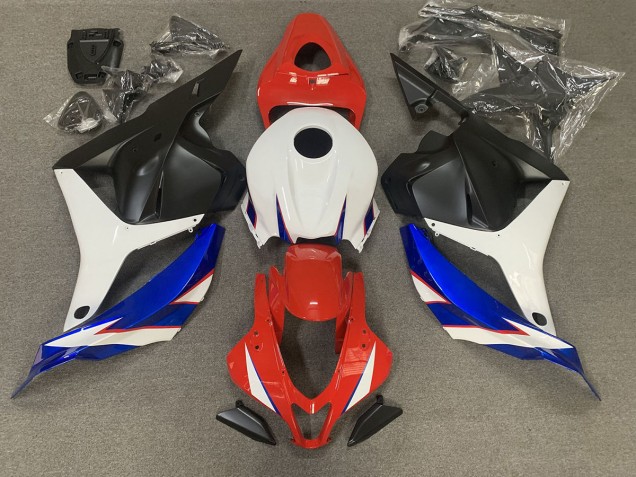 Gloss Red blue and White 2009-2012 Honda CBR600RR Fairings Factory