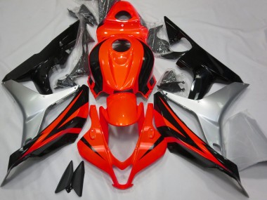 Gloss Red Silver and Black 2007-2008 Honda CBR600RR Fairings Factory