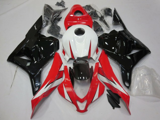 Gloss Red White and Black 2009-2012 Honda CBR600RR Fairings Factory