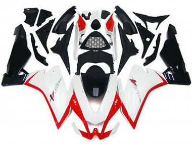 Gloss White & Red 2010-2015 Aprilia RSV4 1000 Fairings Factory