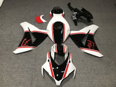 Gloss White Red and Black 2008-2011 Honda CBR1000RR Fairings Factory