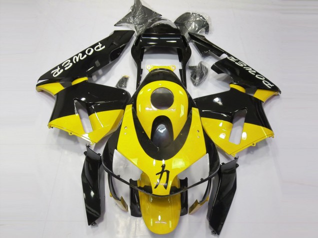 Gloss Yellow Power 2003-2004 Honda CBR600RR Fairings Factory