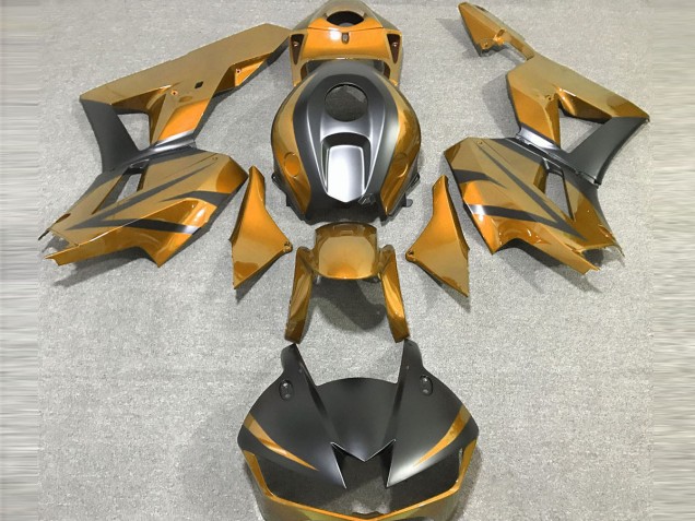 Gold and Matte Black 2013-2020 Honda CBR600RR Fairings Factory