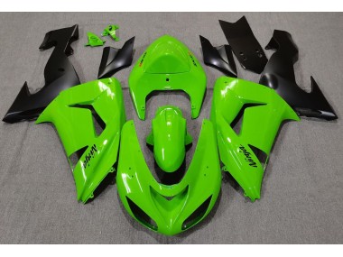 Green 2006-2007 Kawasaki ZX10R Fairings Factory