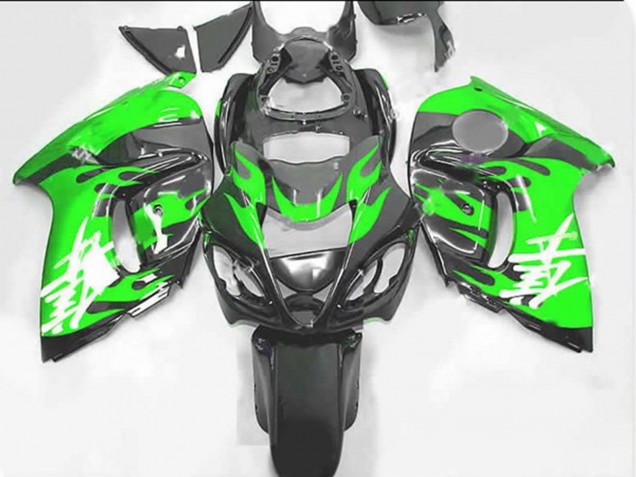 Green and Grey 2008-2019 Suzuki GSXR 1300 Fairings Factory