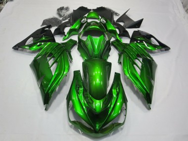 Green Black 2012-2019 Kawasaki ZX14R Fairings Factory