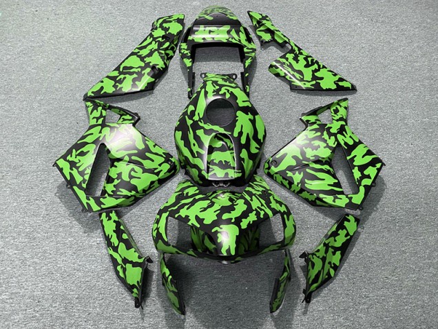 Green Camo 2003-2004 Honda CBR600RR Fairings Factory