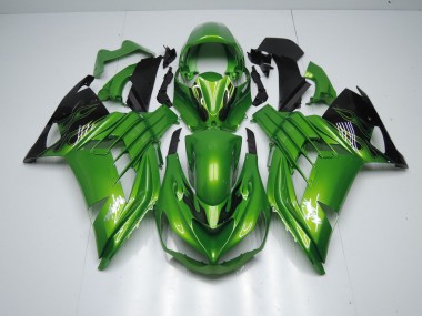 Green Flame 2012-2019 Kawasaki ZX14R Fairings Factory