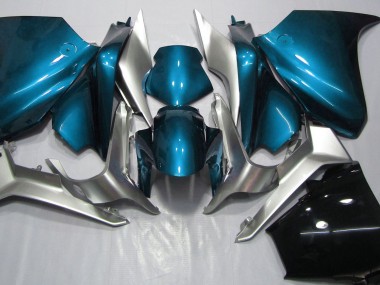 Light Blue and Silver 2010-2013 Honda VFR1200 Fairings Factory