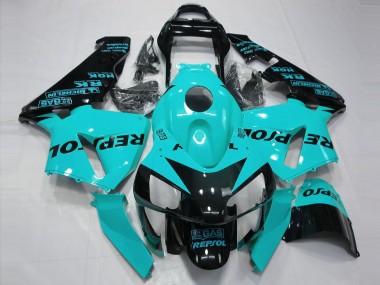 Light Blue Repsol 2003-2004 Honda CBR600RR Fairings Factory