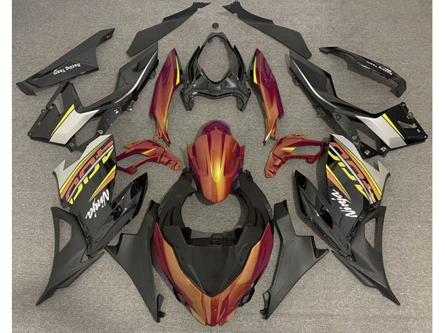 Liquid Orange and Gray 2018-2020 Kawasaki Ninja 400 Fairings Factory