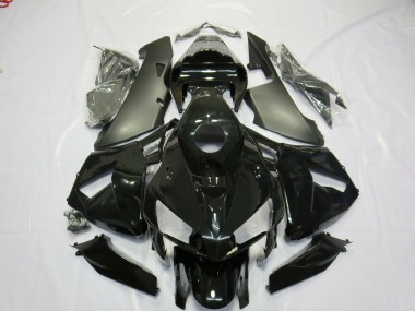 Matte and Gloss Black 2005-2006 Honda CBR600RR Fairings Factory