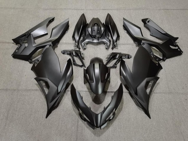 Matte Black 2018-2020 Kawasaki Ninja 400 Fairings Factory