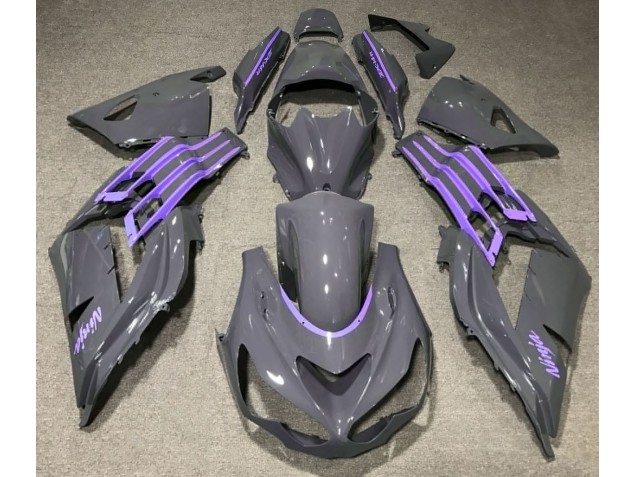 Nardo Gray & Purple 2012-2019 Kawasaki ZX14R Fairings Factory