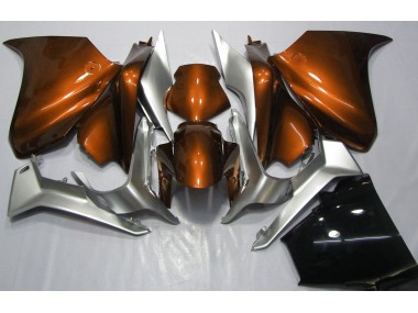 Orange and Silver 2010-2013 Honda VFR1200 Fairings Factory