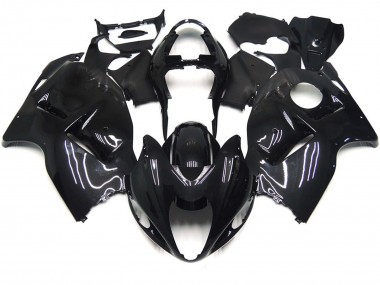Plain Black Gloss 1997-2007 Suzuki GSXR 1300 Fairings Factory