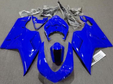 Plain Gloss Blue 2007-2012 Ducati 848 1098 1198 Fairings Factory