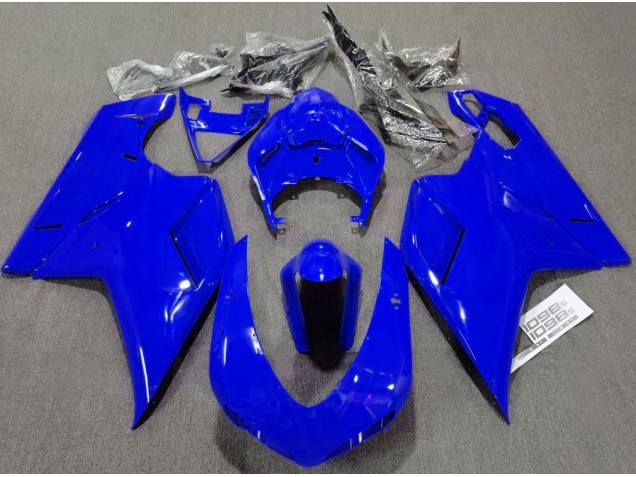 Plain Gloss Blue 2007-2012 Ducati 848 1098 1198 Fairings Factory