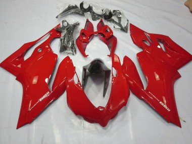 Plain Gloss Red Ducati 1199 Fairings Factory