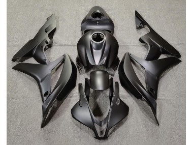 Plain Matte Black 2007-2008 Honda CBR600RR Fairings Factory