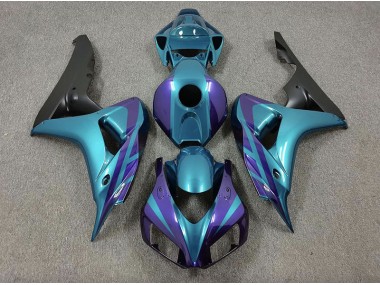 Purple and Emerald 2006-2007 Honda CBR1000RR Fairings Factory