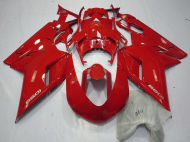 Red 1098 2007-2012 Ducati 848 1098 1198 Fairings Factory