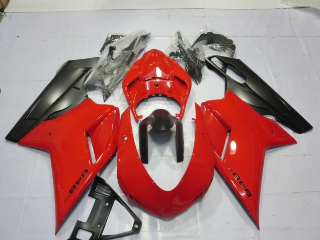 Red 2007-2012 Ducati 848 1098 1198 Fairings Factory