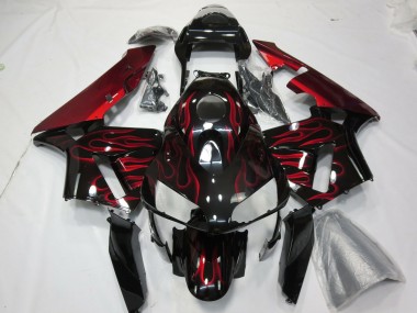 Red Flame 2003-2004 Honda CBR600RR Fairings Factory