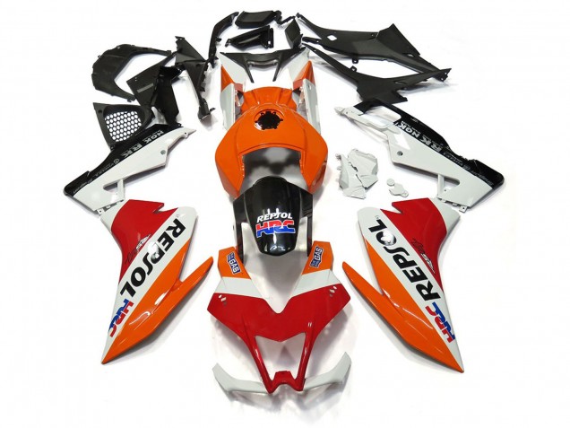 Repsol White and Red 2012-2015 Aprilia RS4 125 Fairings Factory