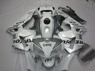 Silver Repsol 2005-2006 Honda CBR600RR Fairings Factory