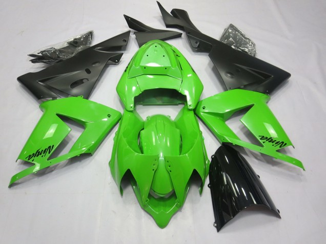 Total Green 2004-2005 Kawasaki ZX10R Fairings Factory