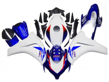 Vibrant Blue Star 2008-2011 Honda CBR1000RR Fairings Factory