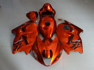 Vibrant Gloss Orange 1997-2007 Suzuki GSXR 1300 Fairings Factory