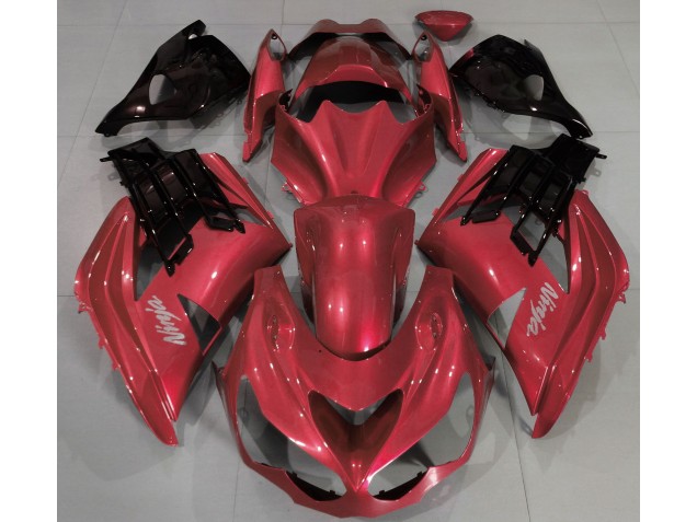 Vibrant Red 2012-2019 Kawasaki ZX14R Fairings Factory