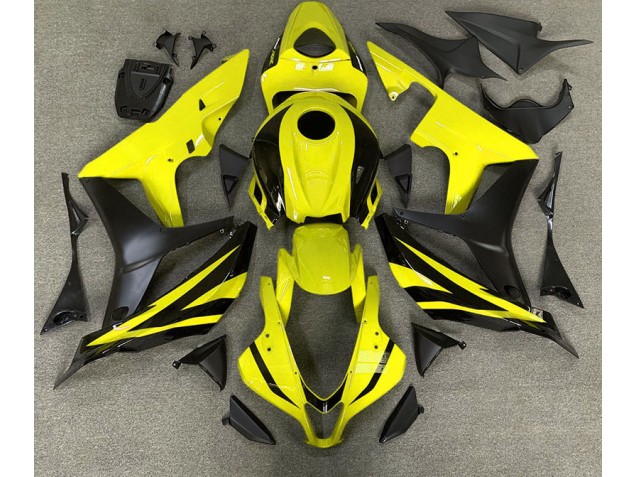 Yellow OEM Style 2007-2008 Honda CBR600RR Fairings Factory